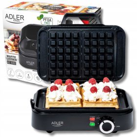  ADLER EUROPE AD 3065 aparat za vafle 2000 W crni