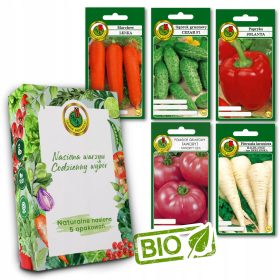   Sjeme povrća PNOS ZESTAW RAJČICA KRASTAVAC PAPRIKA MRKVA 5 PAKIRANJA