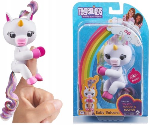  FINGERLINGS - INTERAKTIVNI JEDNOROG ZA PRST - JEDNOROG Gigi WowWee bijeli