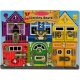Melissa&Doug Edukativna Ploča s Drvenim Zamkama