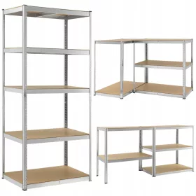   Regal za skladištenje Springos 180 x 90 x 40 cm, max 175 kg po polici