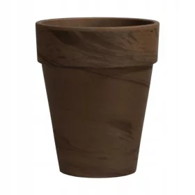    Cermax posuda za cvijeće 21 cm x 21 x 25 cm promjer 21 cm keramika grafit, nijanse smeđe i bež, nijanse sive i srebrne, višebojno