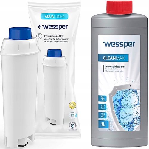  Wessper Cleanmax 1 L + 2× Wessper AquaLunga WES039 filter uložak 1 kom.