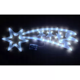 LED Betlehemska zvijezda na baterije Komet 75 cm