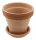  Degrea saksija 15 cm x 15 x 14 cm keramika + Degrea saksija 13 cm x 13 x 2 cm promjer 13 cm keramika
