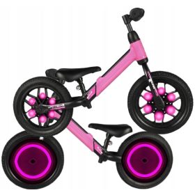  Qplay Balance Bike 12" crna, ružičasta