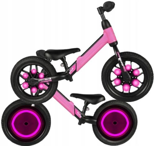 Qplay Balance Bike 12" crna, ružičasta