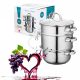 PARNI SOKOVNIK 8L INOX INDUKCIJSKI PLIN ALTOM DESIGN