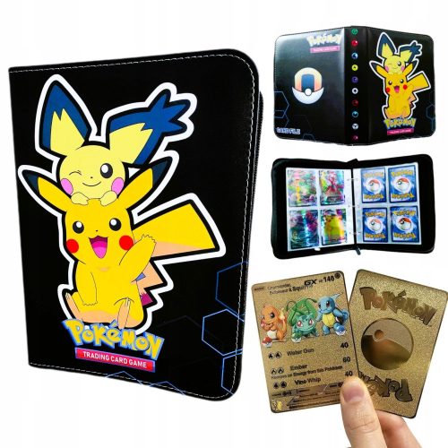  POKEMON BINDER ZA 400 KARTICA S KLIZNOM RUČKOM ALBUM ZA KLASIČNE KARTICE