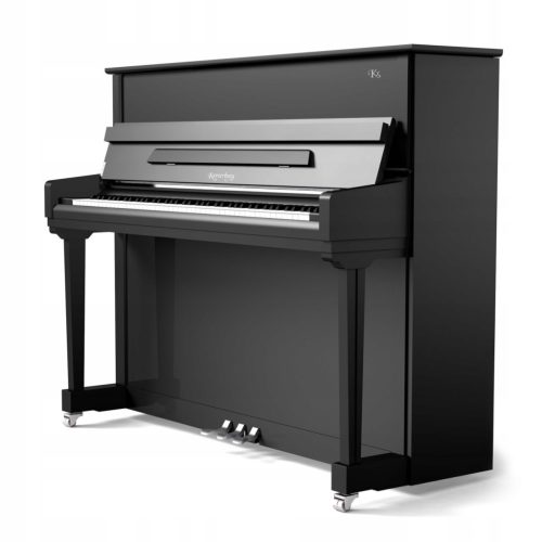 Pianino Kayserburg Atelier 120 EU, sjajno crni + krom