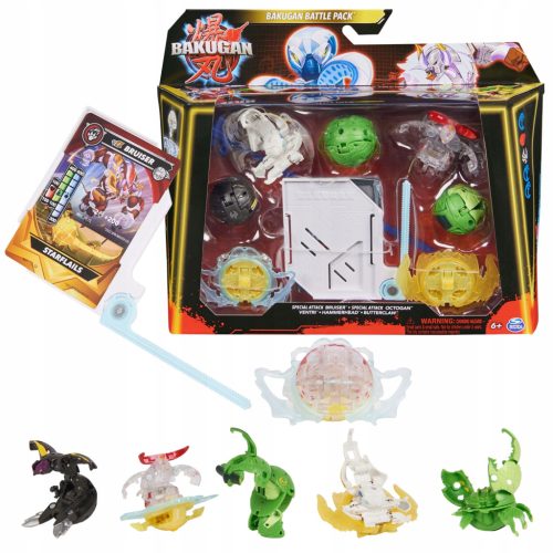 BAKUGAN BORBA PAKET FIGURICE ZA IGRE - BRUISER SPECIAL ATTACK OCTOGAN 5-PACK