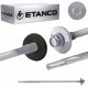 Vijci za sendvič panele 185 mm RAL 9006 100 kom za metal Etanco GTR12