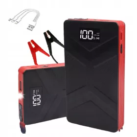   Snaga Booster Jump Starter Powerbank 3u1 USB 30000mAh s LED svjetiljkom