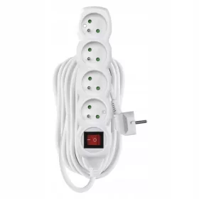  Emos strip produžni kabel 10 m, 4 utičnice, bijeli