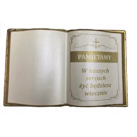   KNJIGA Z POLIURETANSKE PJENE ZA DEKORACIJU GORNJE LEĐA NADGROBNOG SPOMENIKA