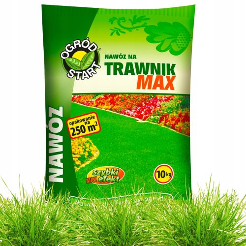 MAX-GREEN Gnojivo za travnjak 10 kg - Brzo djelujući i učinkoviti nawóz za savršen travnjak
