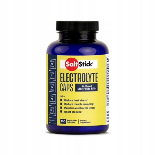 SaltStick Electrolyte Caps - Elektrolitske Kapsule za Sportaše (100 komada)