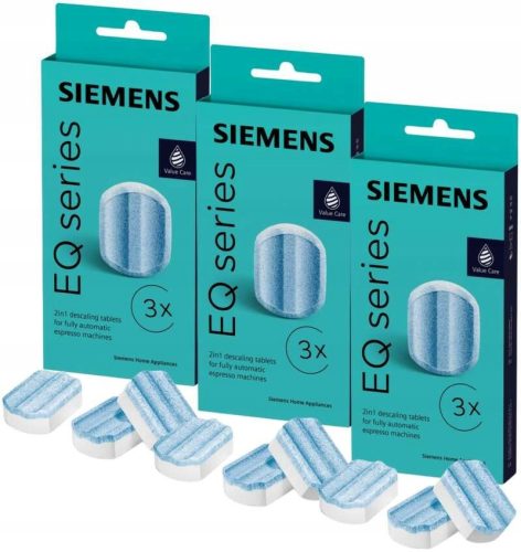 Set od 3x Tablete za uklanjanje kamenca za aparate za kavu Siemens TZ80002B, 9 komada