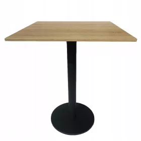    Baza za restoranski stol 70x70 cm, visoki hrast, 111 cm, crna