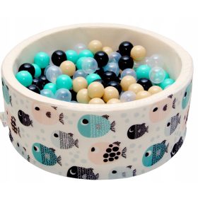  Suhi bazen sa 200 lopti za djecu, 80x30 pjenastih lopti