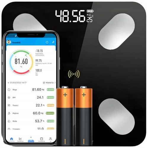  SunTrade kupaonska vaga Analitička vaga Bluetooth pametna aplikacija
