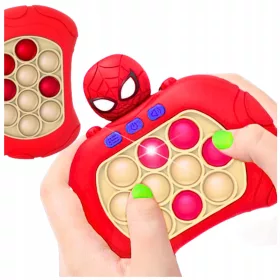   Pop IT Spiderman Elektronička Arkadna Konzola za Guranje sa 3 Besplatne Baterije