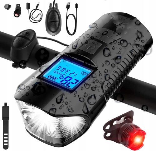  Unitec rasvjeta za bicikl Lampa za bicikl 300 lm baterija