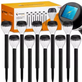  SmartHome ugradna solarna svjetiljka, crna, 30 cm, 1 kom.