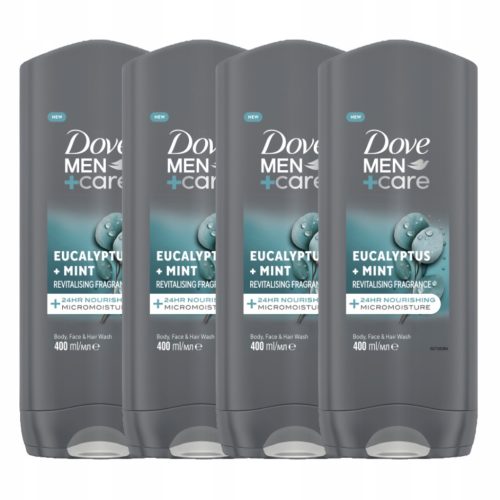 Dove Men+Care Gel za tuširanje Eukaliptus i Menta 3 u 1 400 ml
