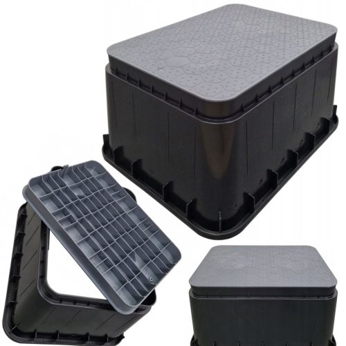  JUMBO VENTIL ŠAHTOVA KUTIJA 14" 6 AQUABIN elektromagnetski ventili veliki sivi