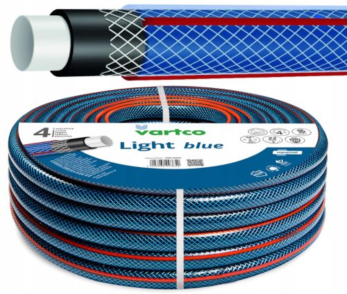  4-slojno vrtno crijevo LIGHT BLUE 1" 20m VARTCO POLISH PRODUCT