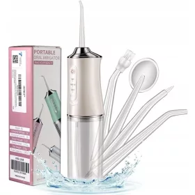   ISPIRANJE ZUBA BEŽIČNO DENTAL POWERFUL 4 MLAZNICE 3 NAČINA 220 ML