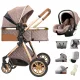 BabyJoy Explorer 3u1 dječja kolica Siva