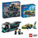  LEGO City 60383 Električni sportski automobil + LEGO City 60406 Kamion se závodním autem