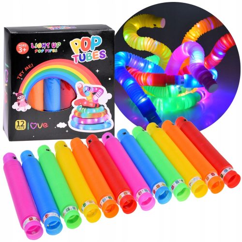 POP TUBE svjetleće senzorne cijevi 12 kom ZA4709