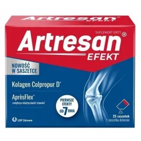   Artresan Efekt - Paket od 25 sasetki za zdravlje zglobova s brzim efektima