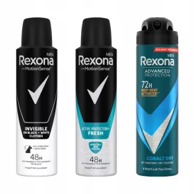  Rexona Men Black White antiperspirant 150 ml