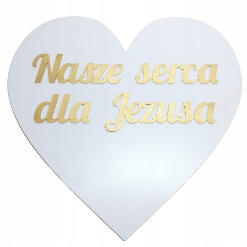 Srce Presvetog Srca za Uskrsnuće, Ukrasno srce za Uskrsnuće, Zlatno srce za Uskrsnuće, 60 cm za Uskrsnuće