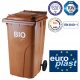 Bio Kanta za Otpatke, Smeđa, 240L SA Certifikatima Europlast Austria