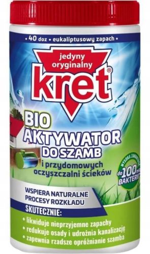 KRET BIO aktivator za septičke jame i kućne pročišćivače 1kg