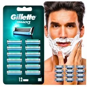    Gillette Mach 3 oštrice punjenja za Mach3 brijač 12 komada učinkovit
