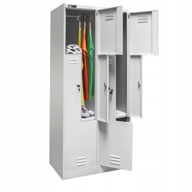    Mega-M ormar za zdravstvenu i sigurnosnu odjeću, četvora vrata, 180 cm x 80 cm