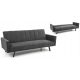 Halmar Armando sofa 192 x 82 cm u sivoj baršunastoj nijansi