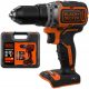 Black+Decker BEZSZCZOTKOWA Wiertarko-Wkrętarka 18V 52Nm BL186N + Kufer