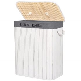  Springos samostojeća košara za rublje 100l, crna, krem