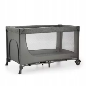   Kinderkraft putni krevetić 65 x 126 cm nijanse sive i srebrne