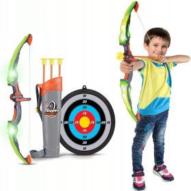    SVJETLEĆI LED LUK SA ŠTITOM I ARROTS SET ZA STRELANJE LUK + ŠTIT + STRIJELA