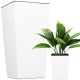  Deco4Home saksija 26 cm x 26 x 50 cm, bijela plastika