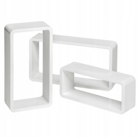 Set zidnih polica u obliku kocke Leonie