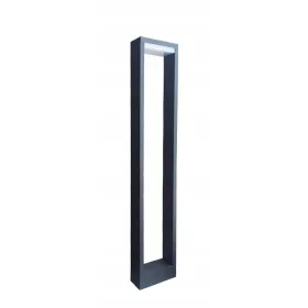   Vrtni stup s integriranim LED izvorom svjetla, 80 cm, grafitsz